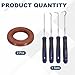 uxcell Oil Seal, 30x52x7mm TC Fluorine Rubber Double Lip Cover with Hook Kit and Spring for Mechanical Automobile Bearing Shaft, Brown