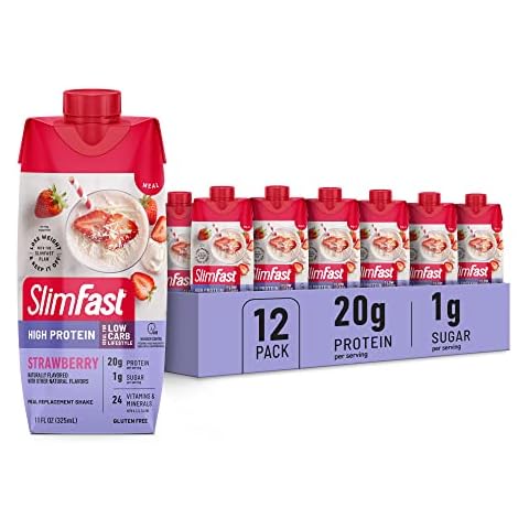 SlimFast Protein Shake, Strawberry Cover