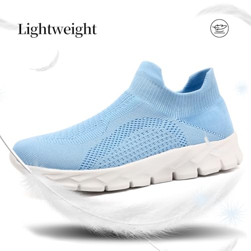 Image of Womens Shoes Running Walking Sneakers Slip On Sport Outdoor Casual Tennis Workout AthleticGym Shoes Lightweight Comfortable Fashion Fitness Shoes