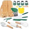 18 PCS Kids Cooking Sets Real, Mont...