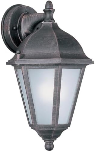 Maxim Westlake-9W 1 LED Outdoor Wall Lantern-8 Inches Wide by 15 inches high-Rust Patina Finish