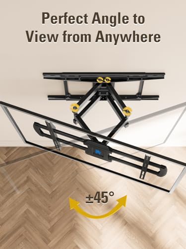 Image of Mounting Dream TV Wall Mounts Bracket for Most 42-84 Inch TVs, UL Listed Premium TV Mount Full Motion with Articulating Arms, Max VESA 600x400mm and 100LBS, Fits 16 inch, 18 inch, 24 inch Studs, MD2296-24K
