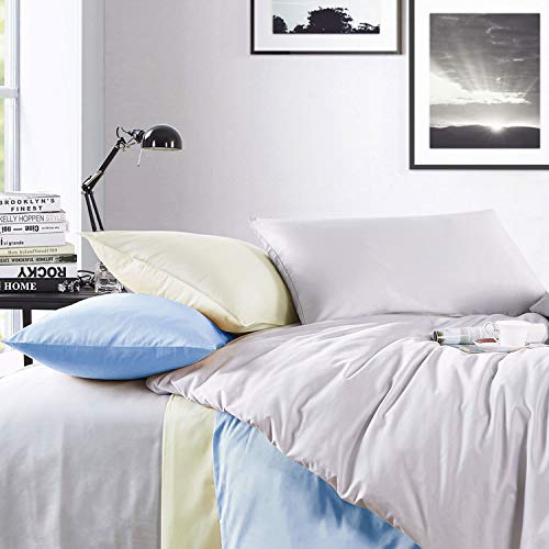 Image of NTBAY Queen Microfiber Pillowcases, 4 Pack, 20 x 30, Sky Blue
