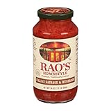 Rao's Homemade Rao's Sausage & Mushroom Sauce, 24 Fl oz, 1.5 pound (pack of 1)