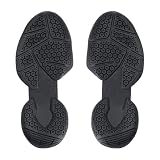 WADORN Gomma di ricambio per scarpe, suola in gomma antiscivolo, 1 paio di impugnature per scarpe sul fondo delle scarpe, per riparazioni fai da te, suola di ricambio per scarpe da ginnastica