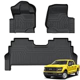 KUST Floor Mats for 2015-2026 Ford F-150/F150 Lightning SuperCrew Cab