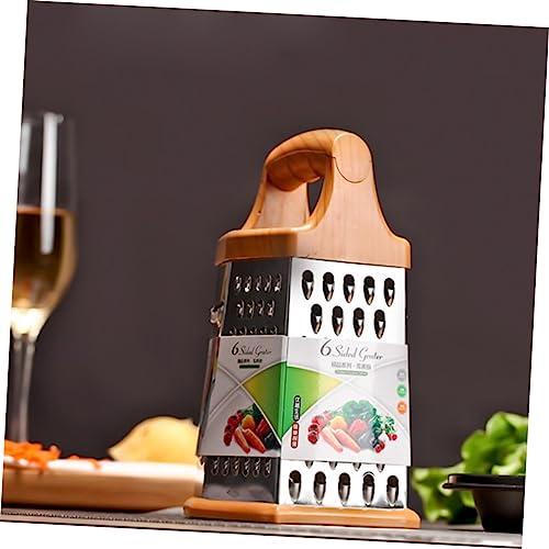 Rallador multifuncional de acero inoxidable de seis caras miniatura 7