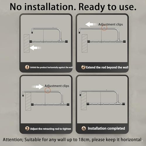 Extendable Stainless Steel Folding Clothes Drying Rack, Space-Saving Indoor Airer for Balcony, Radiator & Efficient Laundry Drying Solutions