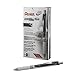 Pentel EnerGel RTX Pearl Retractable Liquid Gel Pen, (0.7mm) Medium Line, Needle Tip, Black Ink, 12 pack (BLN77PW-A)
