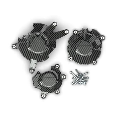 Cubierta protectora de motor para Honda CB650R y CBR650R 2021-2023 en acabado Carbon-Look