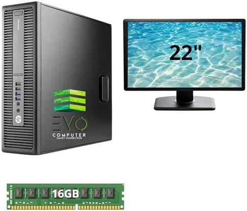 HP – 800 G2 Sobremesa | 16 GB RAM | 480 GB SSD | Monitor Incluido...