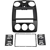 DKMUS Double Din Radio Stereo Dash Installation Trim Kit for Chrysler Pt Cruiser 2006-2010 fits 7 Inches and 9 Inches
