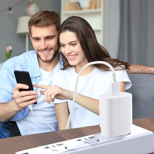 Image of Original Samsung 25W Type C Charger Adapter for Samsung Galaxy M35 /A35 /F35 and Other Galaxy USB C Devices, 25 watt Super Fast Charging Adaptor for M15 /A15 /F14 /M14 /A14 /F14 /A34 /M34 /F34, White