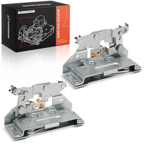 Image of A-Premium Door Lock Latch Compatible with Jeep Vehicles - YJ Series Wrangler 1991 1992 1993 1994 1995, Full Doors Model - Front Driver and Passenger Side, 2-PC Set, Replace# 55074949