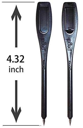 Crayon Pegcil de golf blanc Lite 50 pièces pour score et notation