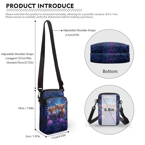 Image of Xpyiqun Small Crossbody Bag Women Phone Purses Sling Shoulder Handbag Cross Body Pouch Wallet Bags