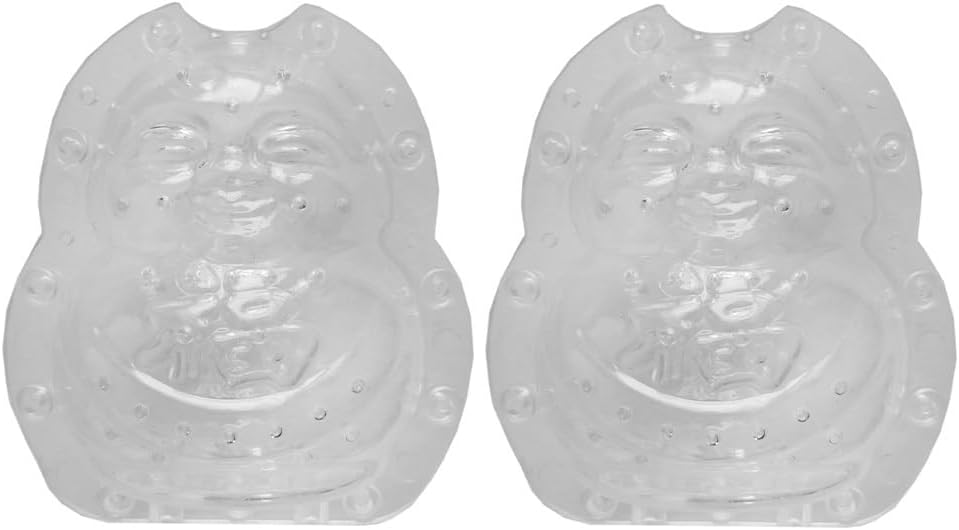 Zerodeko 2Pcs Transparent Fruit Mold Fruit Shaping Mold Buddha Shaped Melon Growing Mold Vegetable Growing Mould Growth Forming