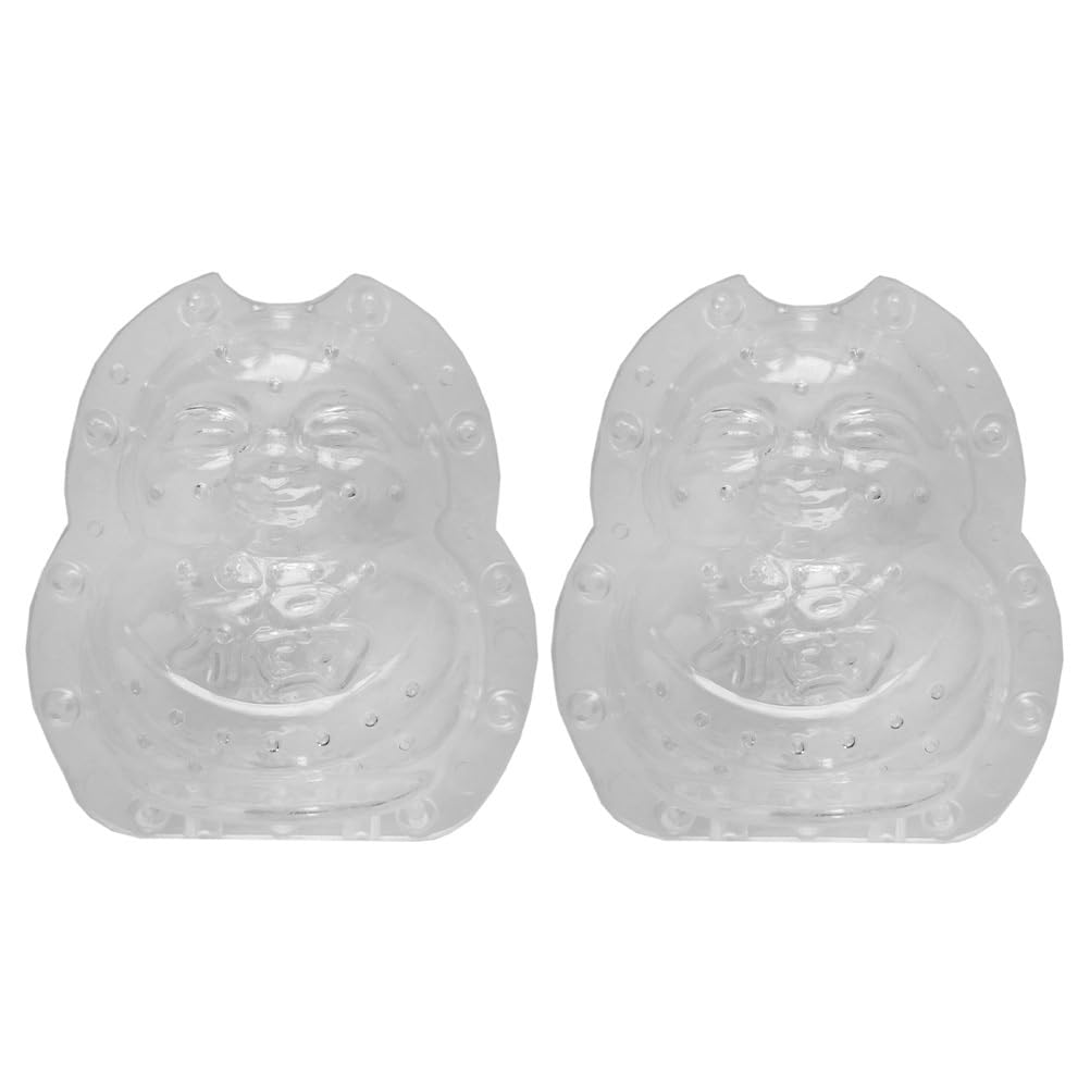 Zerodeko 2Pcs Transparent Fruit Mold Fruit Shaping Mold Buddha Shaped Melon Growing Mold Vegetable Growing Mould Growth Forming