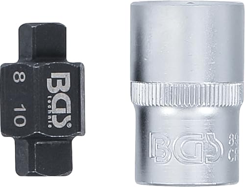 BGS 8991 | Ölablassschrauben-Einsatz | Vierkant 8 mm / 10 mm | umsteckbar – Ansicht 3