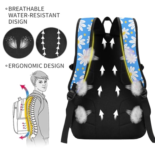 Image of rickyh style School Backpack Travel Bag for Men & Women Lightweight College Back Pack with Laptop Compartmen