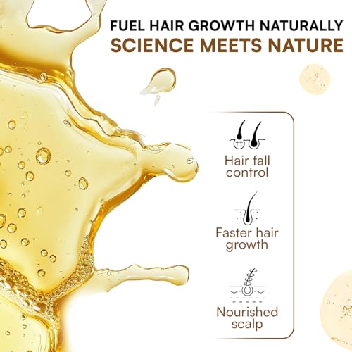 Image of Hair Pro+ Booster Oil Pack of 2 (100ml) - Rosemary 6% + Batana 20% + Biotin 1% | 100% Natural Hair Growth Oil for Hair Fall Control, Scalp Treatment & Hair Thickening | For Men & Women