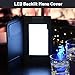 WeChef Folding LED Backlit Illuminated Black Leatherette Check Presenter/menu Holder