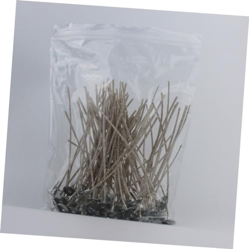 Mechas para velas con base y pestañas de 15 cm, kit 100 unidades miniatura 3