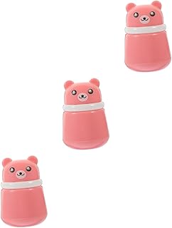 BESTOYARD 3 Pçs Caixa De Sopro De Pó Sopros De Pó Simples Recipiente De Pó De Talco Garrafa De Armazenamento De Pó Dispensador De Pó De Talco Placa Combinada De Pó Vazio Recém-Nascido Tomar