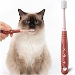 Cat Toothbrush 360 Degree Soft Silicone, Small Dog Puppy Dental Care Tooth Brush Easy to Handle, Mini Head Teeth Brushing for Kitten & Tiny Pet, Doggy, 1PCS