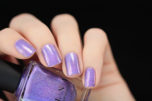 Image of ILNP Charmingly Purple - Bright Purple Holographic Nail Polish