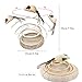 Andiker Interactive Cat Toy, Exercise Plush Mouse with Spiral Spring, Indoor Portable Toy for All Breed Sizes