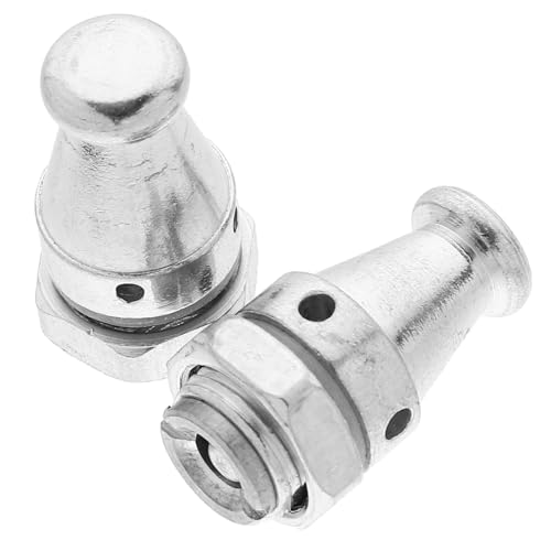 Válvula de seguridad para olla a presión DOITOOL 14mm plateada 2 piezas miniatura 1