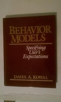 Hardcover Behavior Models: Specifying User's Expectations Book