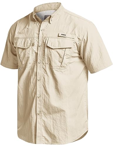 Tsla MOS22 Men'S Performance Fishing Shirt, Outdoor Recreation Short Sleeve Shirt thumb #6
