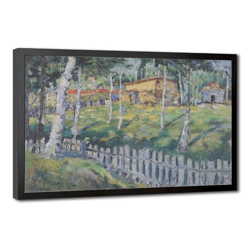 Poster Kazimir Malevich Birkenhain impression sur toile déco murale suspendue 50x75 cm
