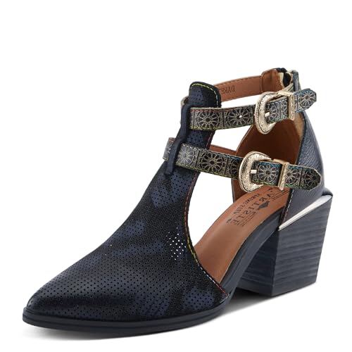 Spring Step L'Artiste Daretobe Women's Shootie - Contemporary Style, Vintage Accents, Comfortable Wooden Heel
