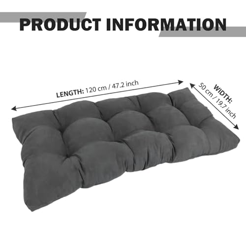 Coussin de balançoire de porche au capitonnage classique chic