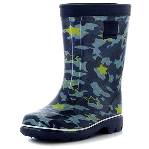 日本製 レインブーツ 防滑ソール 14~21cm 男の子 女の子 キッズ RB C65 ネイビー 18.0 cm 2E