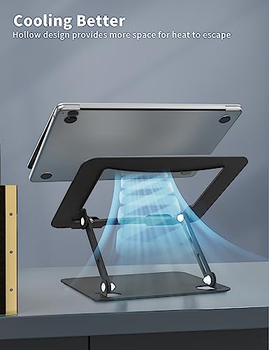 Support portable réglable SOUNDANCE pour le télétravail sur bureau noir
