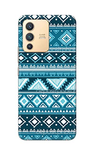 Image of PRINTFIDAA Coloured Tribal Pattern Hard Back Cover for Vivo V23 5G Back Cover -(P6) KAT1008