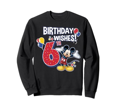 Mickey Mouse sweatshirt 6 ans pour l'anniversaire d'un enfant passionné de Disney