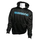 SHIMANO Performance Hoodie Fishing Gear, Charcoal, Medium