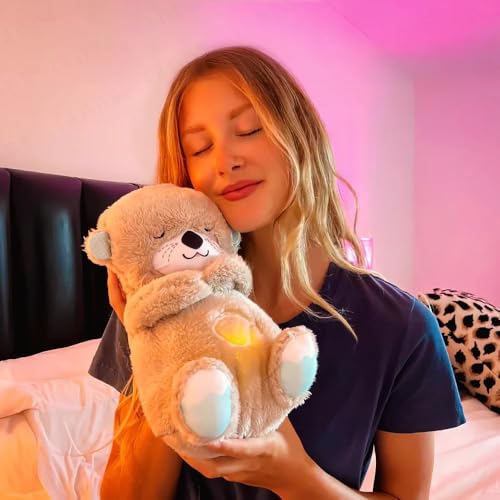 Image of MOROVIK Teddy Bear Sound Toy with Light and Music for Kids Stuffed Animal Plush Toys 1-5 Years Boys Girls Birthday Gift (Multi)