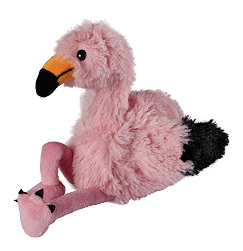 Preisvergleich Produktbild Warmies® Wärmekissen / Stofftier"Minis Flamingo" herausnehmbare Hirse Lavendelfüllung 20cm 280g