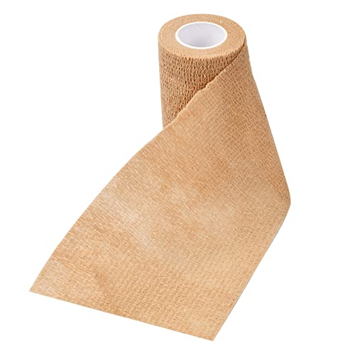 10cm x 4.5m Bandage Autoadhésif Elastique 1 Rouleaux Bande Cohesive Bandage Medical pour Premiers Secours Sports Autoadhésif Cohésifs Sports Bande Auto-adhésif Elastiques Bandage Médical Bande Cover