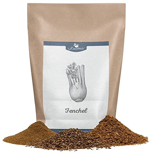 Krauterie Fenchelsamen Hund, Einzelfuttermittel für Hunde (100 g), Fenchelsamen Geschrotet in Spitzenqualität