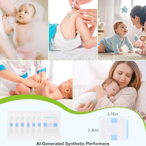 Image of Baby Belly Navel Patches, Waterproof and Breathable Navel Protection Patch for Infants, Infant Essentials Must Haves (7pcs)