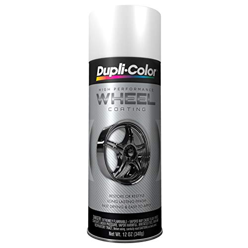 Dupli-Color HWP100 High Performance Wheel Paint - White - 12 oz Aerosol Can