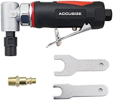 Accusize Industrial Tools 1/4'' /6 mm Air Die Grinder with Soft Grip, At07-0348