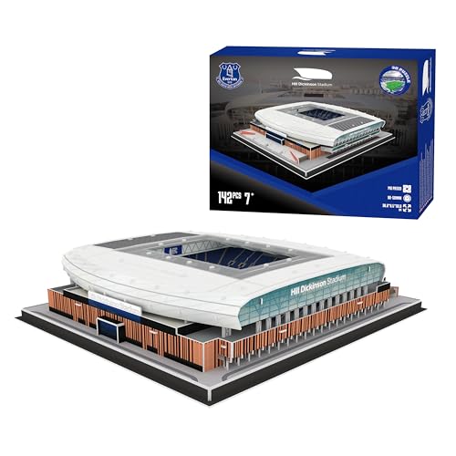 Pro-Lion Everton Hill Dickinson Stadium 3D Puzzle Model Kit, 142 Pieces, Football Stadium Replica